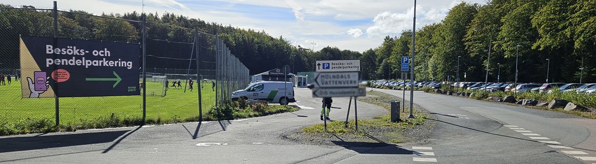 Pendelparkering på Bäckravinsgatan