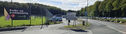 Aimo Park öppnar ny pendelparkering vid Delsjömotet, Göteborg