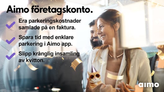 Nu lanserar vi Aimo Företagskonto!