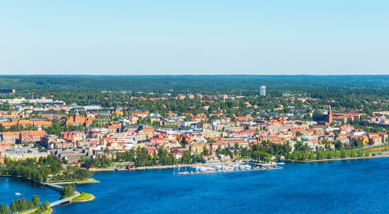 Aimo Park  - Vy över Östersund